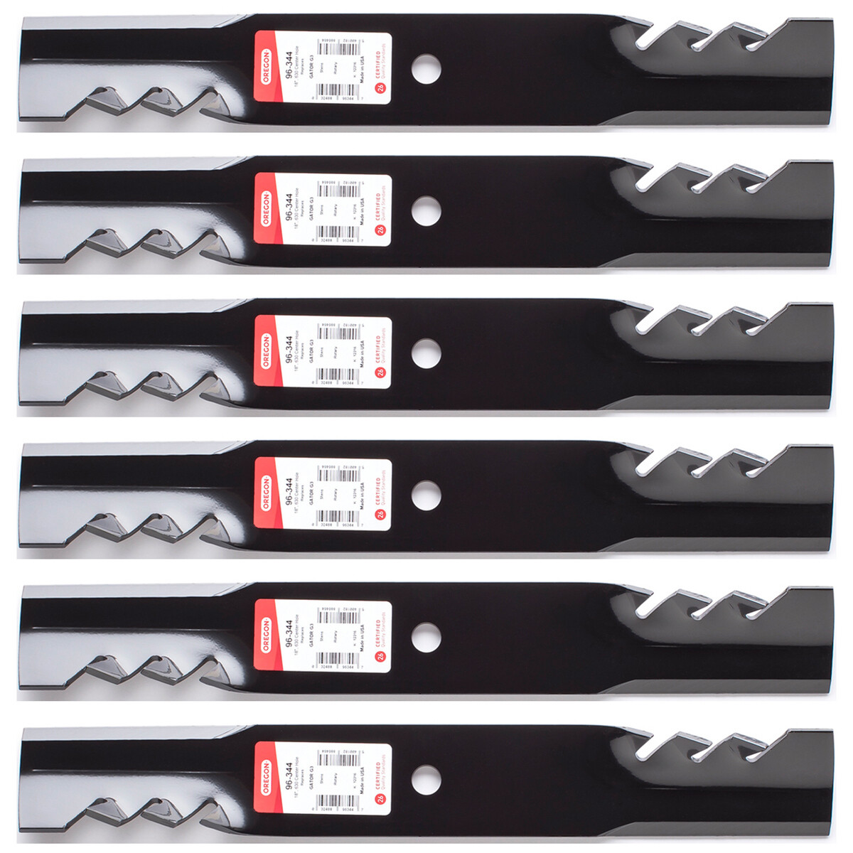 6PK Oregon 96-344 G3 Gator Blade for 52