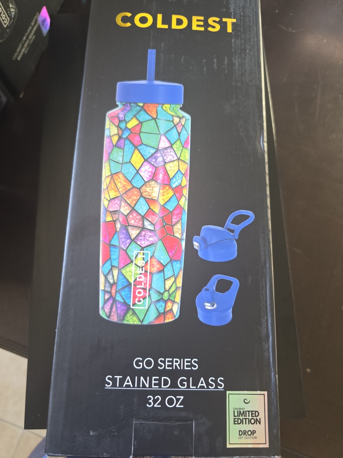 COLDEST / 32oz GO / Stained Glass Insulated Bottle COLDEST / 32oz GO / Stained Glass Insulated Bottle