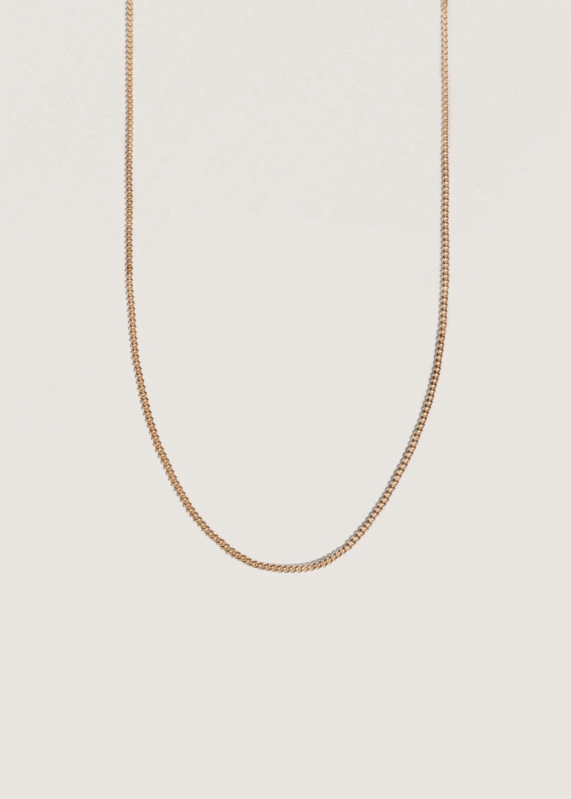 Kinn Studio Petite Capri Curb Necklace 14K Yellow Gold 16 Inches Kinn Studio Petite Capri Curb Necklace 14K Yellow Gold 16 Inches