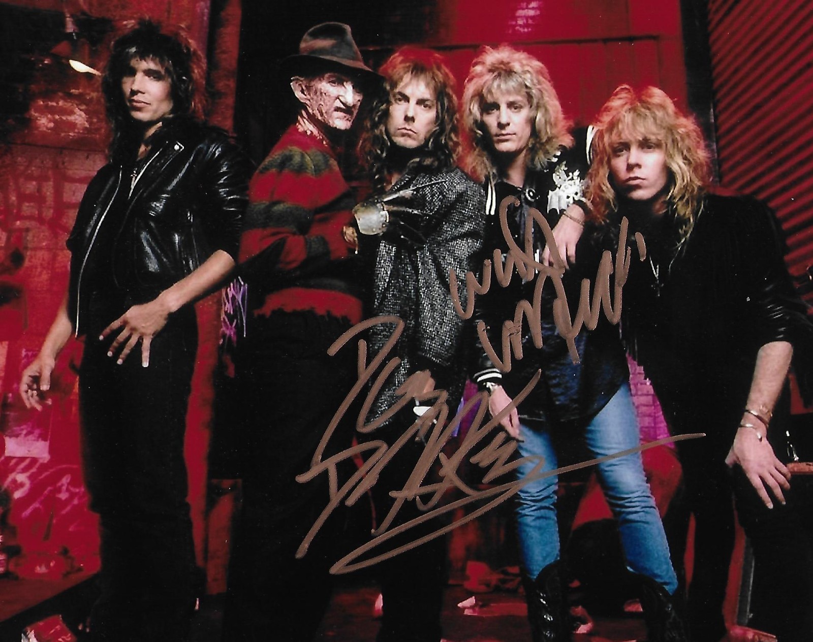 Dokken signed 8x10 photo Hair Metal \