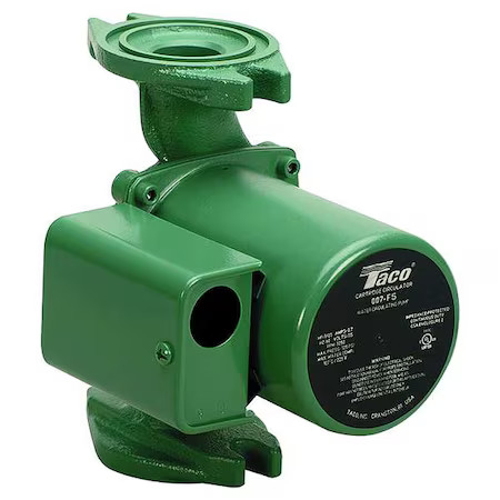 Taco 007-F5-7Ifc Hvac Circulating Pump, 1/25 Hp, 115V, 1 Phase, Flange