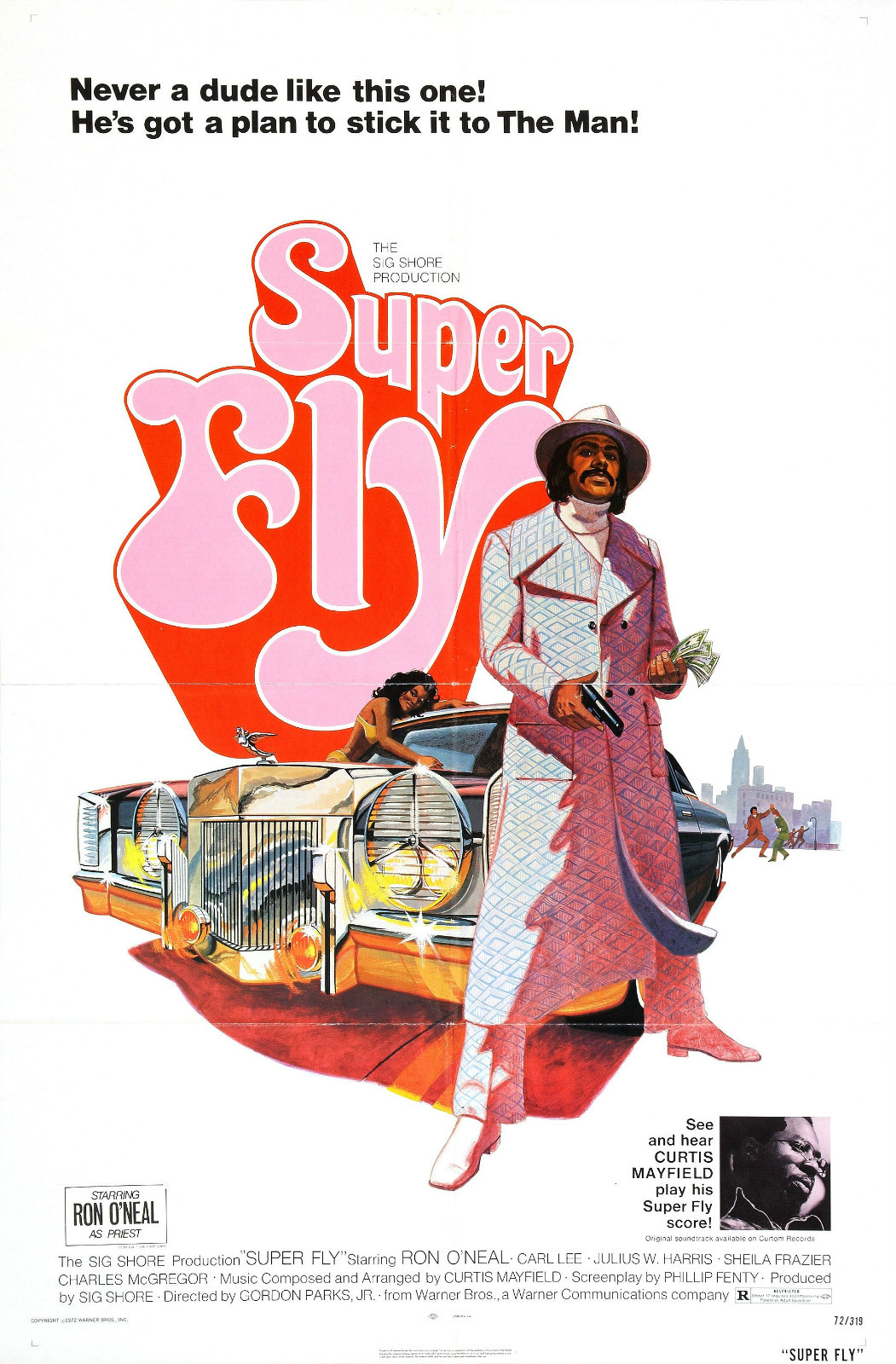 SUPERFLY Movie Poster SuperFly Blaxploitation Shaft Dynamite pimp 