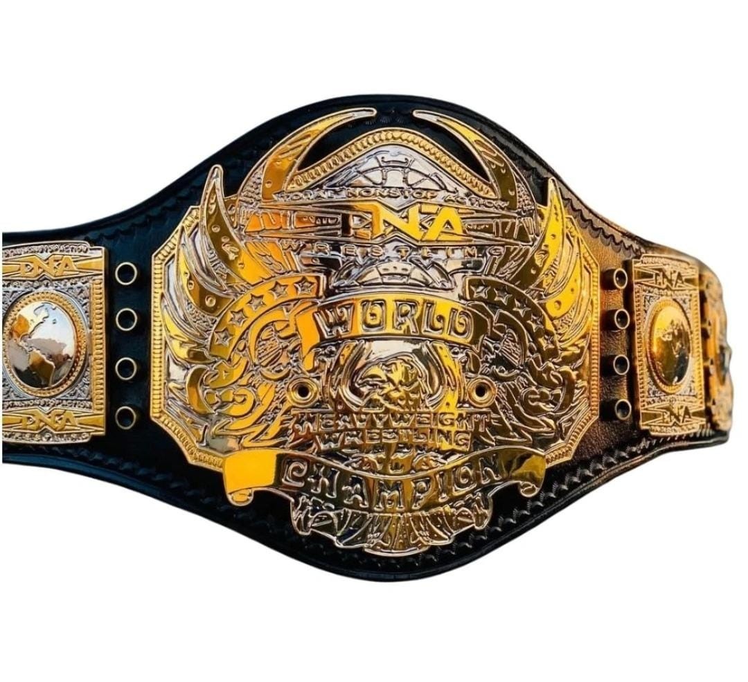 TNA World Championship Handmade Leather Belt TNA World Championship Handmade Leather Belt