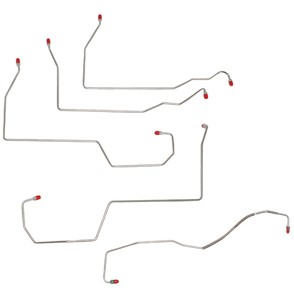 Front Brake Line Kit Fits Buick LeSabre 1996-1999 Stainless AKT9301SS