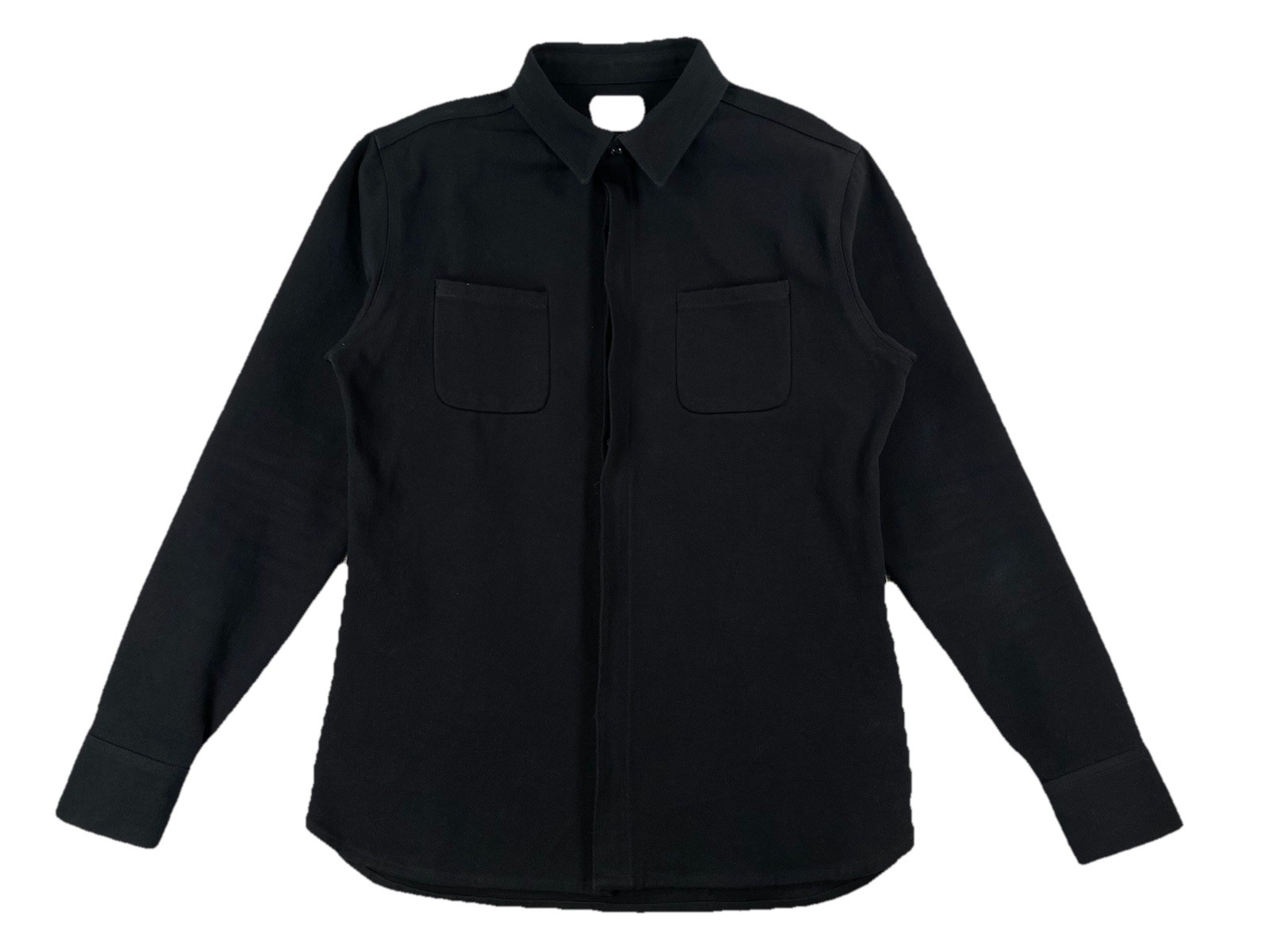 NINE LIVES Japan Heavyweight Chino Twill Work Shirt Men\'s XXL Black