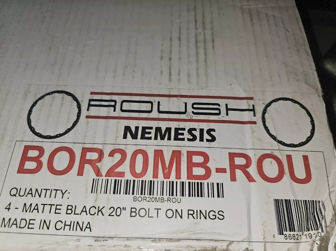 (4)Beadlock Rings OEM Roush Ford Raptor 20\