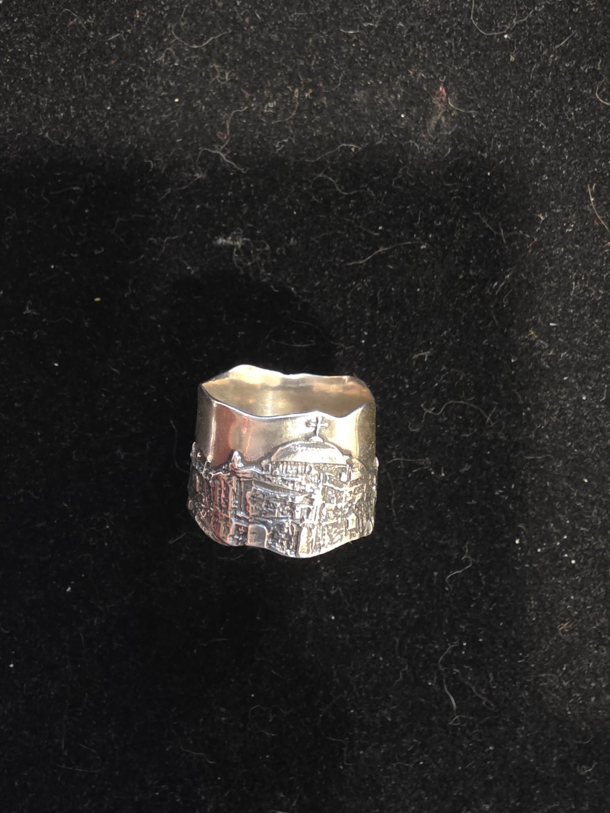 JTV ARTISAN COLLECTION OF ISRAEL (TM) 925 STERLING JERUSALEM RING JTV ARTISAN COLLECTION OF ISRAEL (TM) 925 STERLING JERUSALEM RING