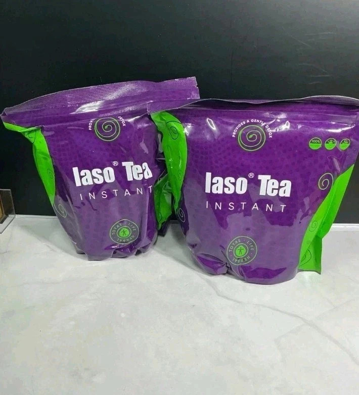 x2 laso tea Original INSTANT Nutritional Supplement Combined Whole 50 Sachets