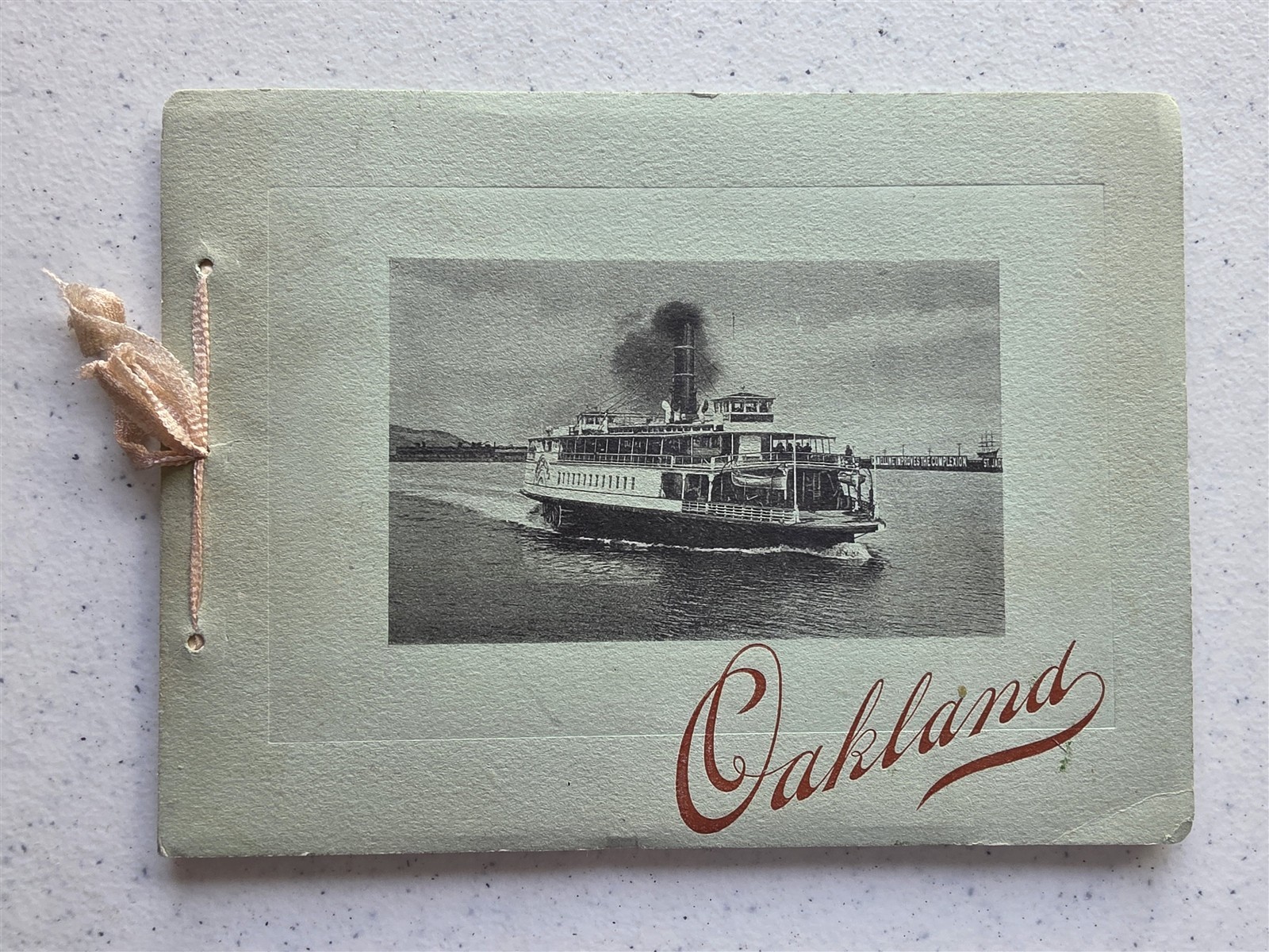 Oakland California, Antique 1898 Portfolio of Photographs, 22 Photogravures