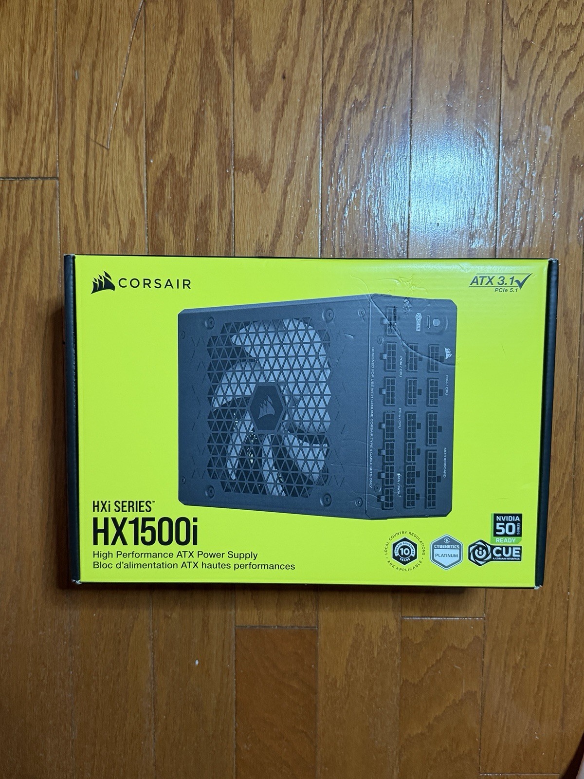 CORSAIR HX1500i - Box - Manual - And Wires Only  NO POWER SUPPLY