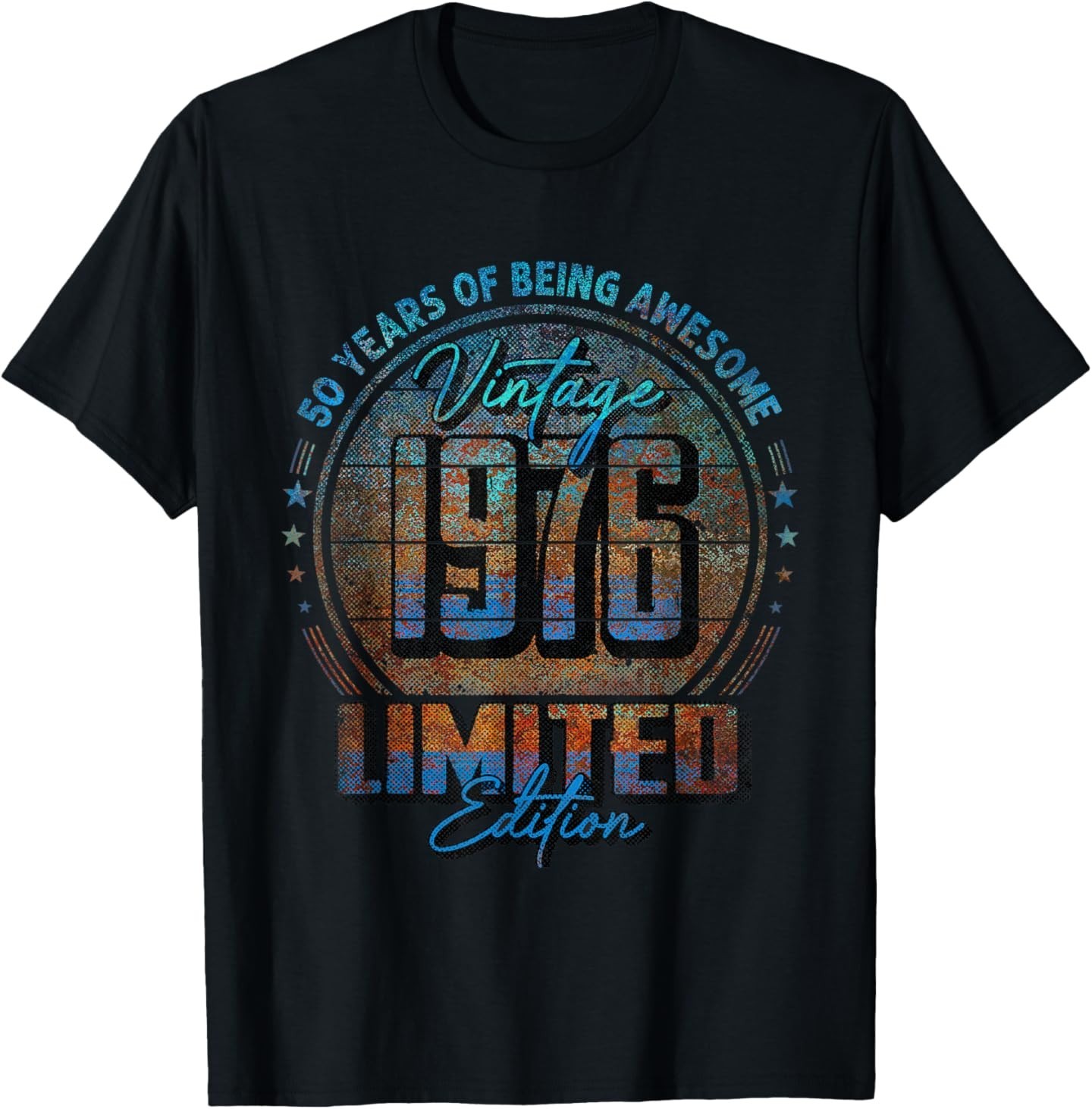 Vintage 1976 Limited Edition Shirt 50 Year Old 50th Birthday T-Shirt Vintage 1976 Limited Edition Shirt 50 Year Old 50th Birthday T-Shirt