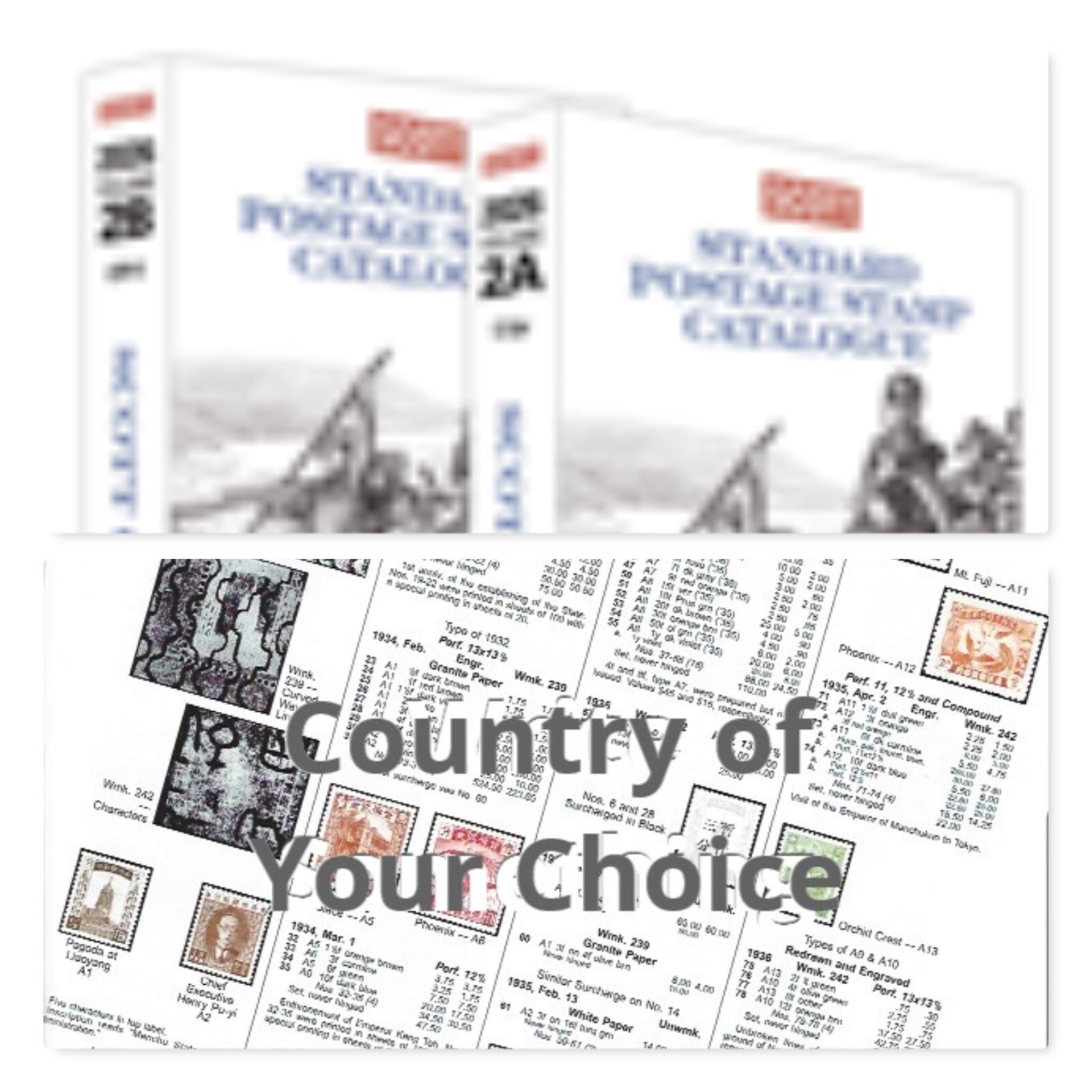 Country Pages from 2026 Scott Standard Postage Stamp Catalog 2A-2B FREE US SHIP