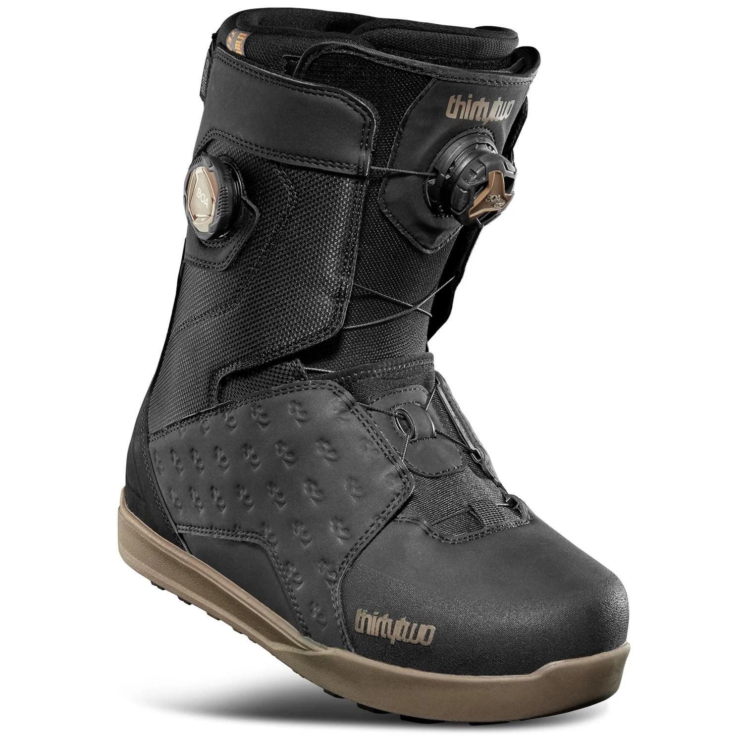 ThirtyTwo Lashed Double Boa Men\'s Snowboard Boots - 2026 - Black/Gum - US 8