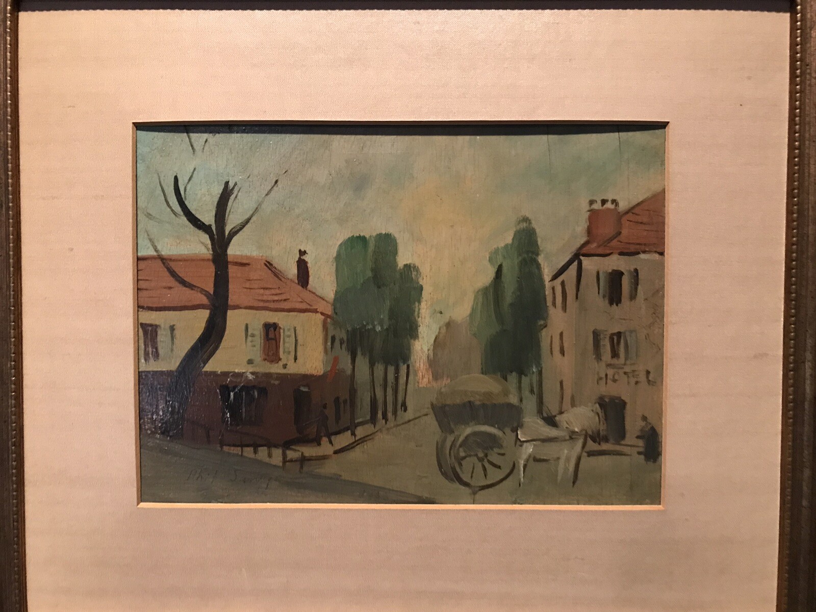 Oil painting Vintage Phillip Sawyer