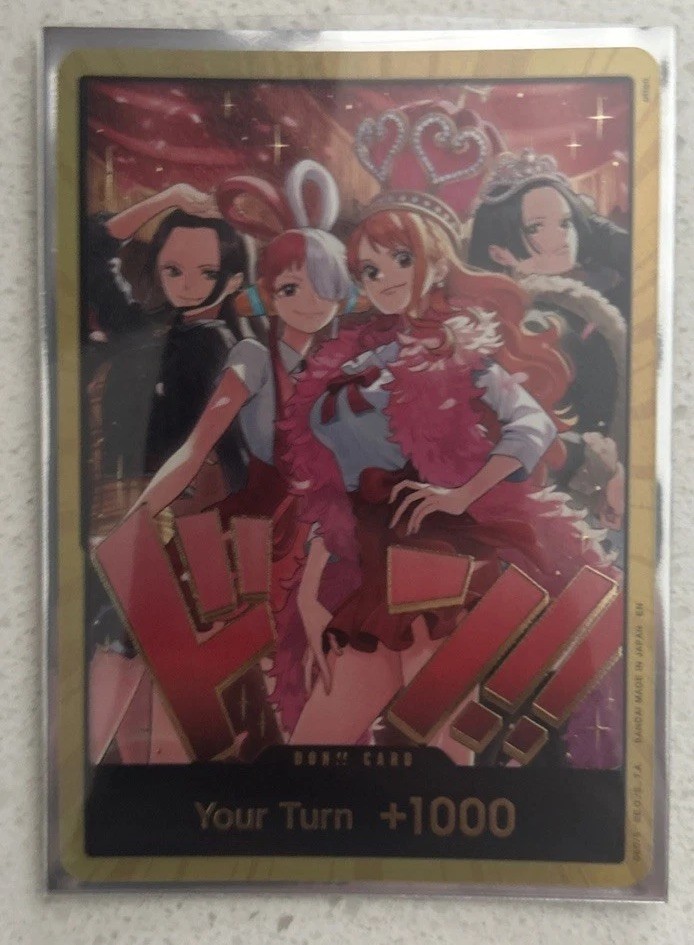 ONE PIECE Card Game 1x Gold Don Nami Boa Hancock Heroines Special Set EB03 EN 