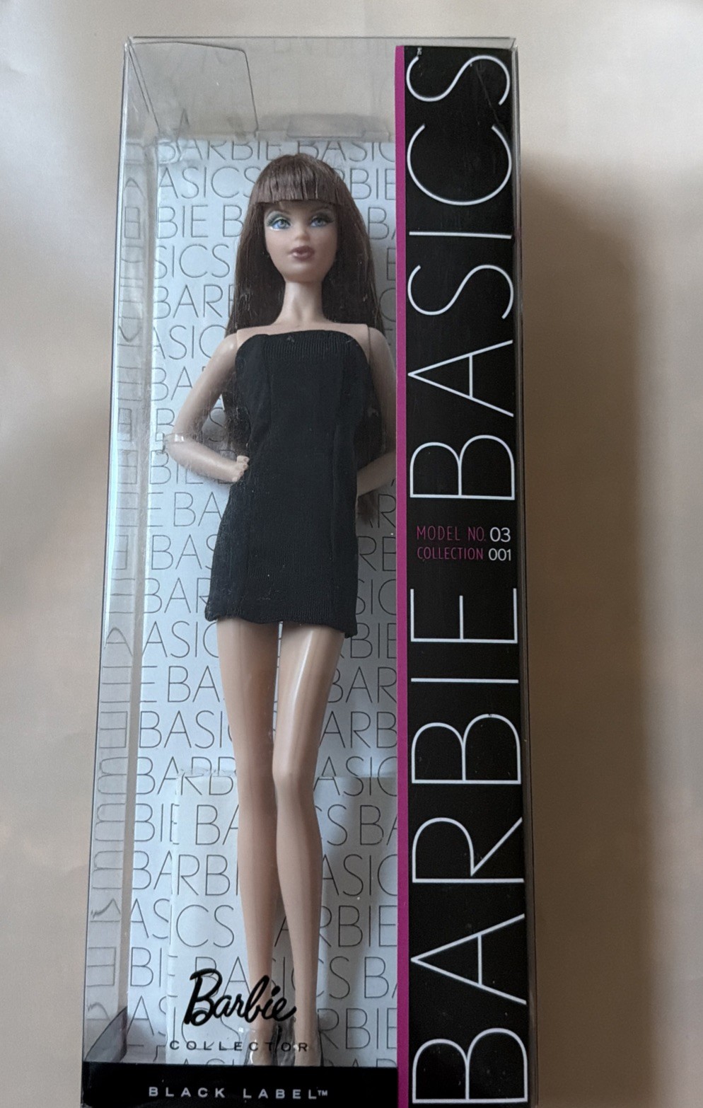 Barbie Basics Model No. 03 Collection 001 Black Label 2009 Mattel NRFB