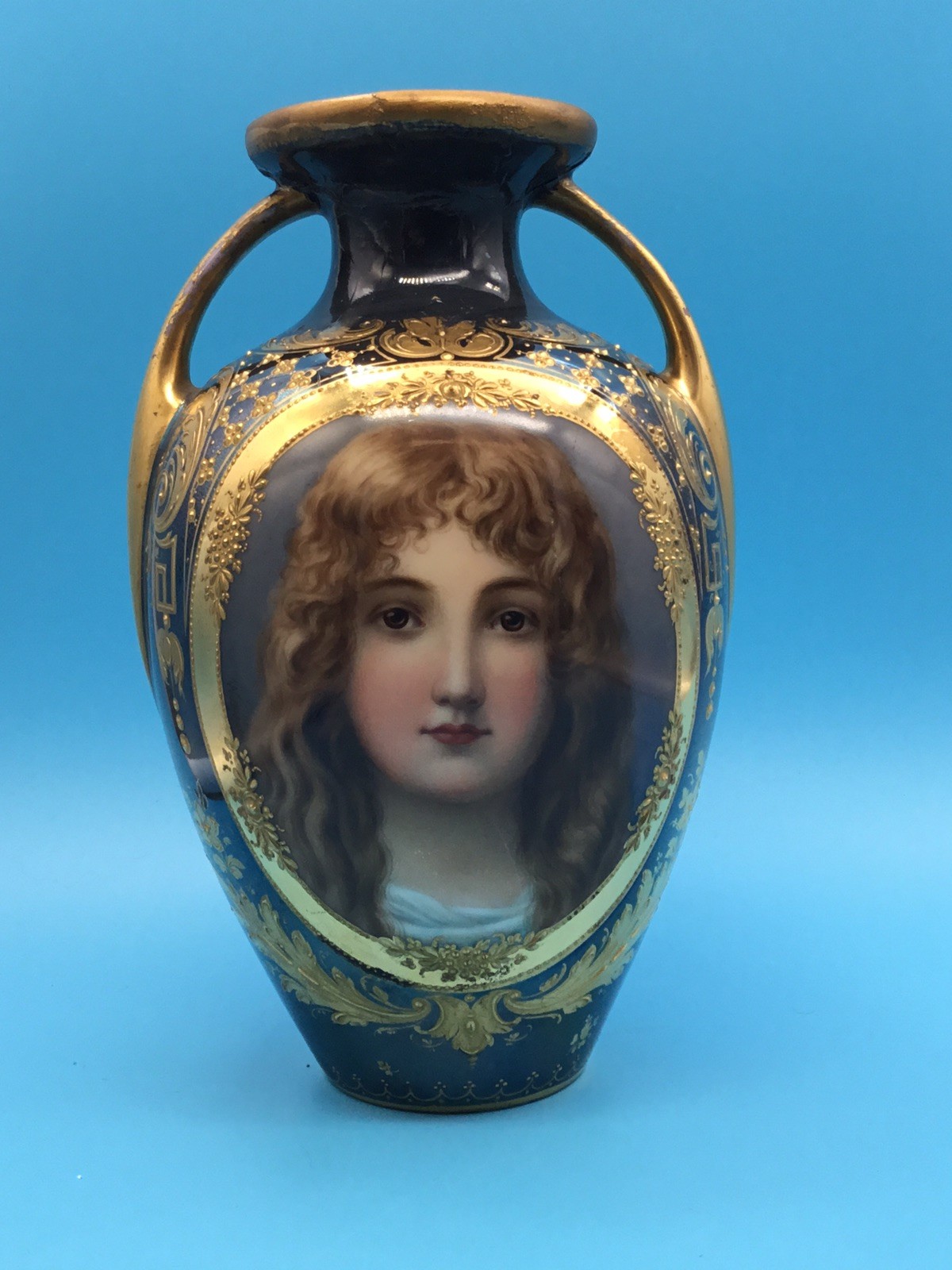 Antique Royal Vienna Vase Signed Wagner Portrait Vase 7 Antique Royal Vienna Vase Signed Wagner Portrait Vase 7