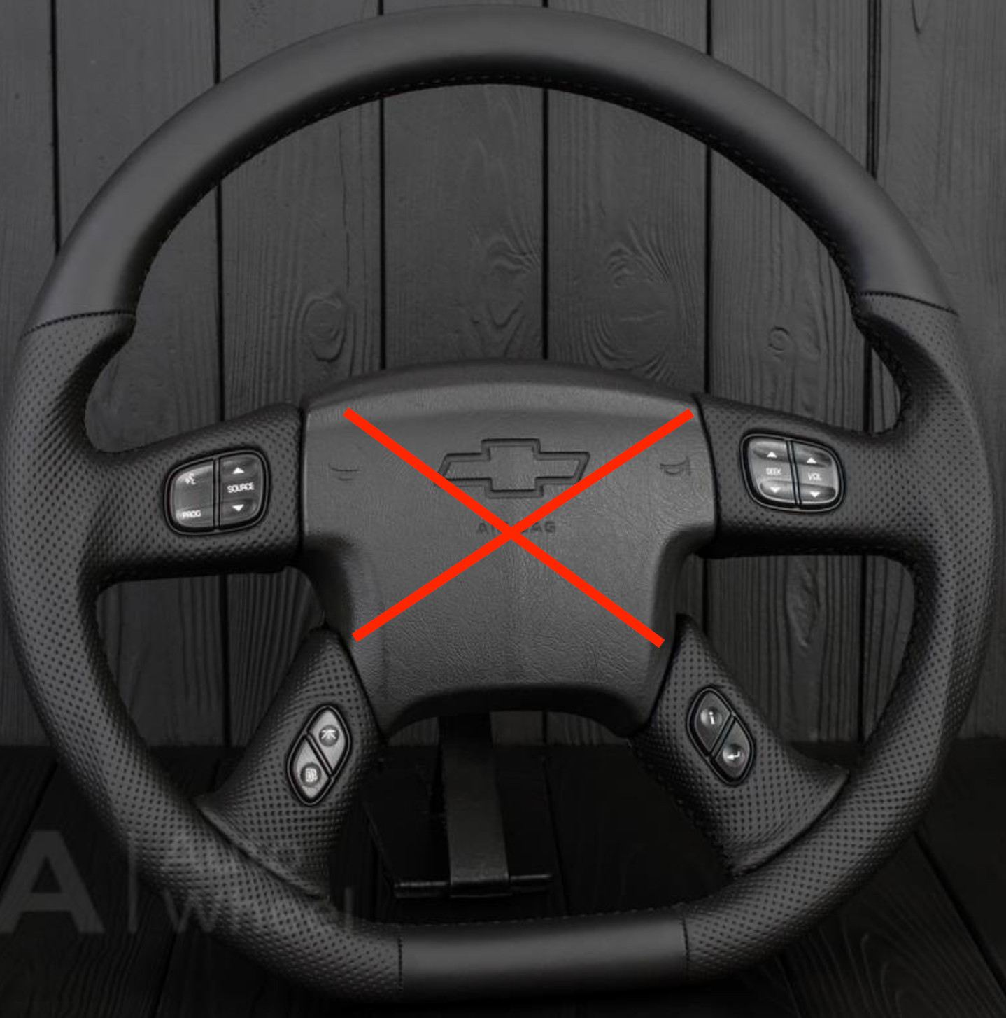  Custom Steering Wheel GMC Sierra Tahoe Silverado Suburban Trailblazer 2003+