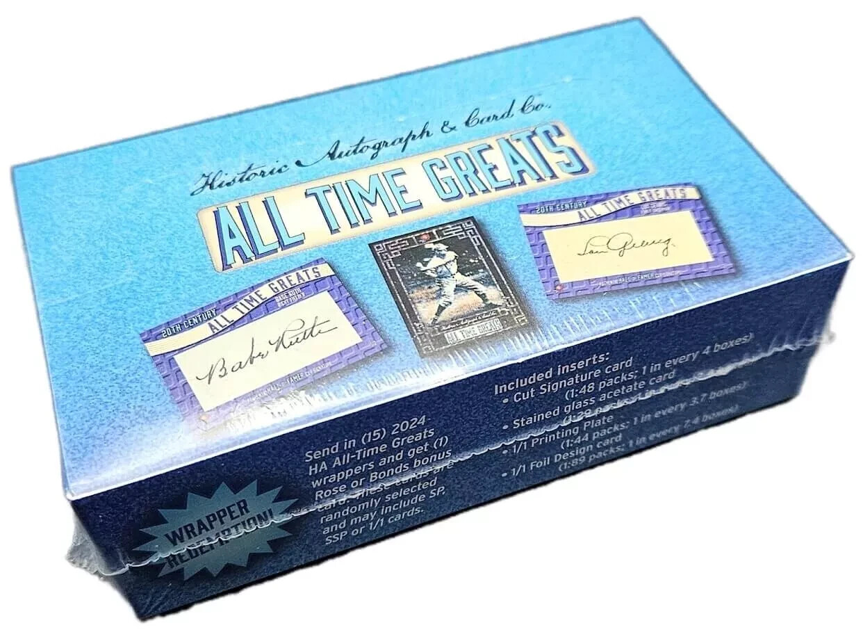 2024 Historic Autographs All Time Greats Baseball Factory Sealed Hobby Box