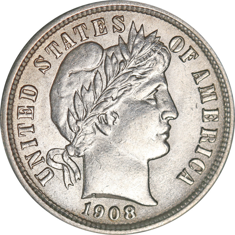1908-P Barber Dime