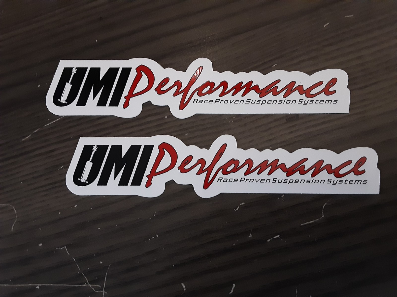 Lot of 2 Small UMI Suspension Racing Decals Stickers Street NHRA Nascar 5