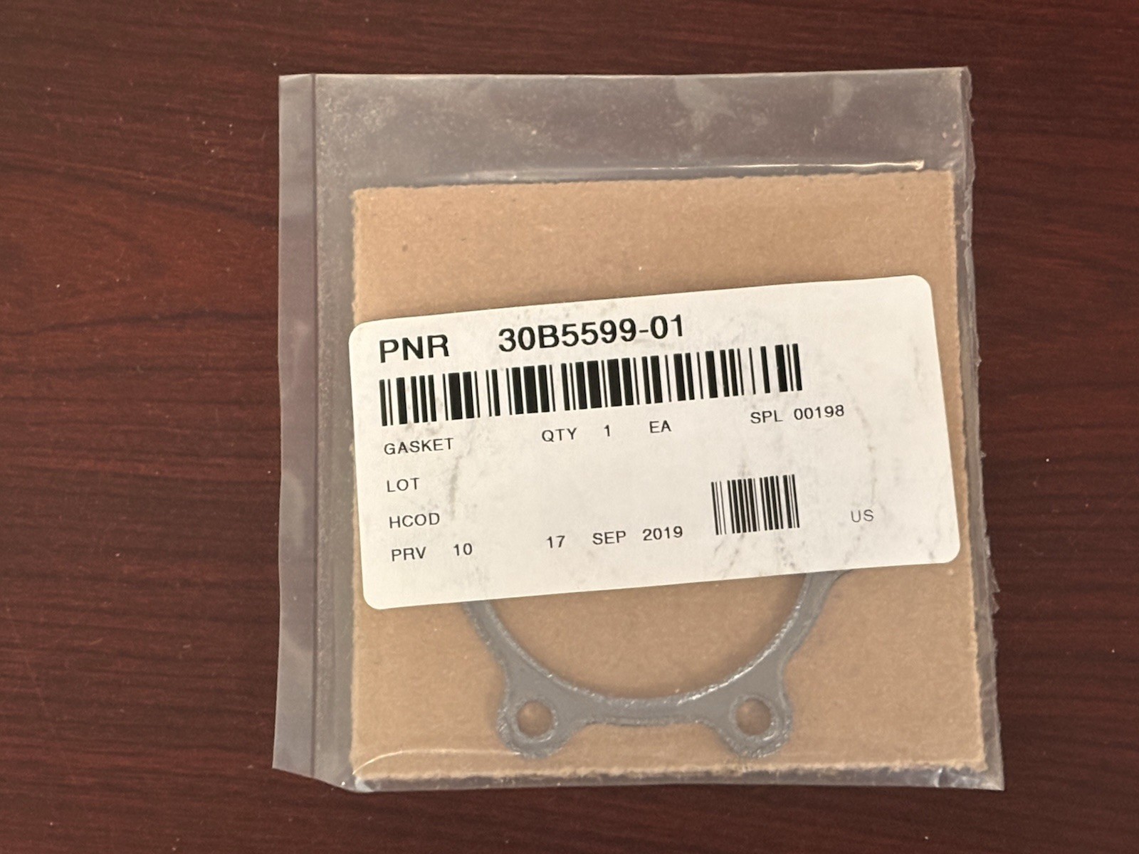 Textron Aviation Gasket, PN: 30B5599-01 Textron Aviation Gasket, PN: 30B5599-01