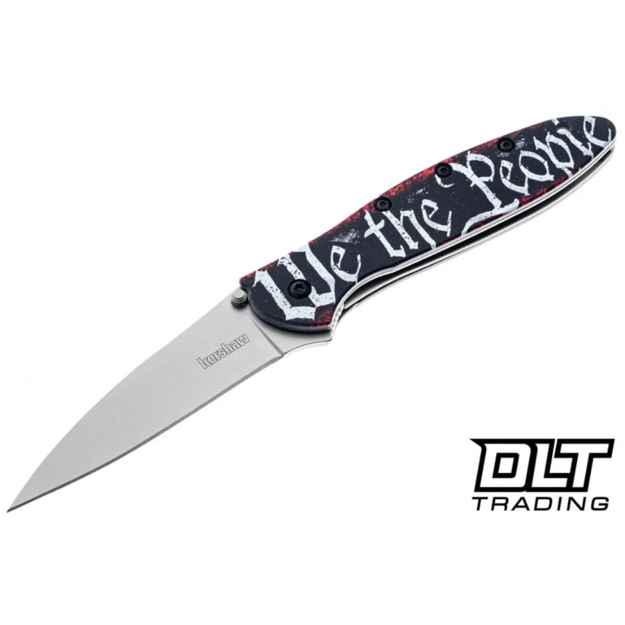 Kershaw Leek 1660TROUT Rainbow Trout Pocket Knife Fishing EDC SpeedSafe USA NIB