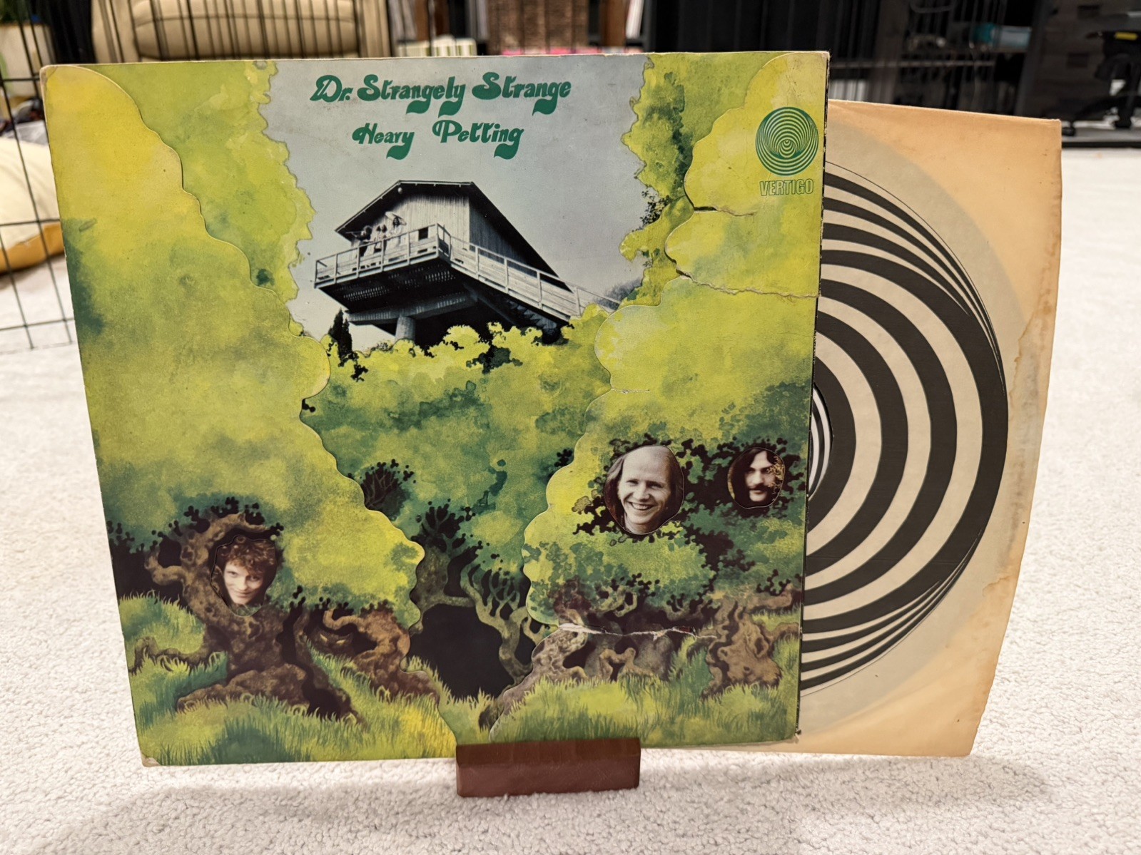 Doctor Strangely Strange LP Heavy Petting UK Vertigo Swirl 1st Press 