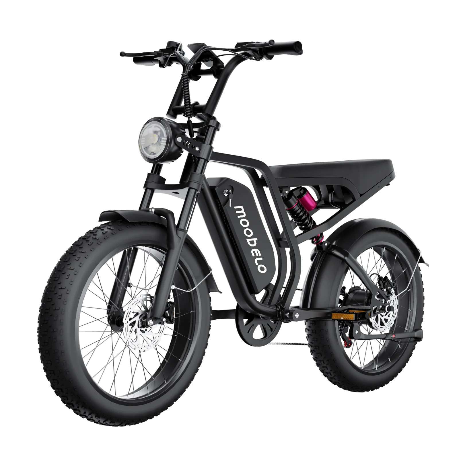 Moobelo 48V 20Ah 1500W 31 MPH 7-Speed 20