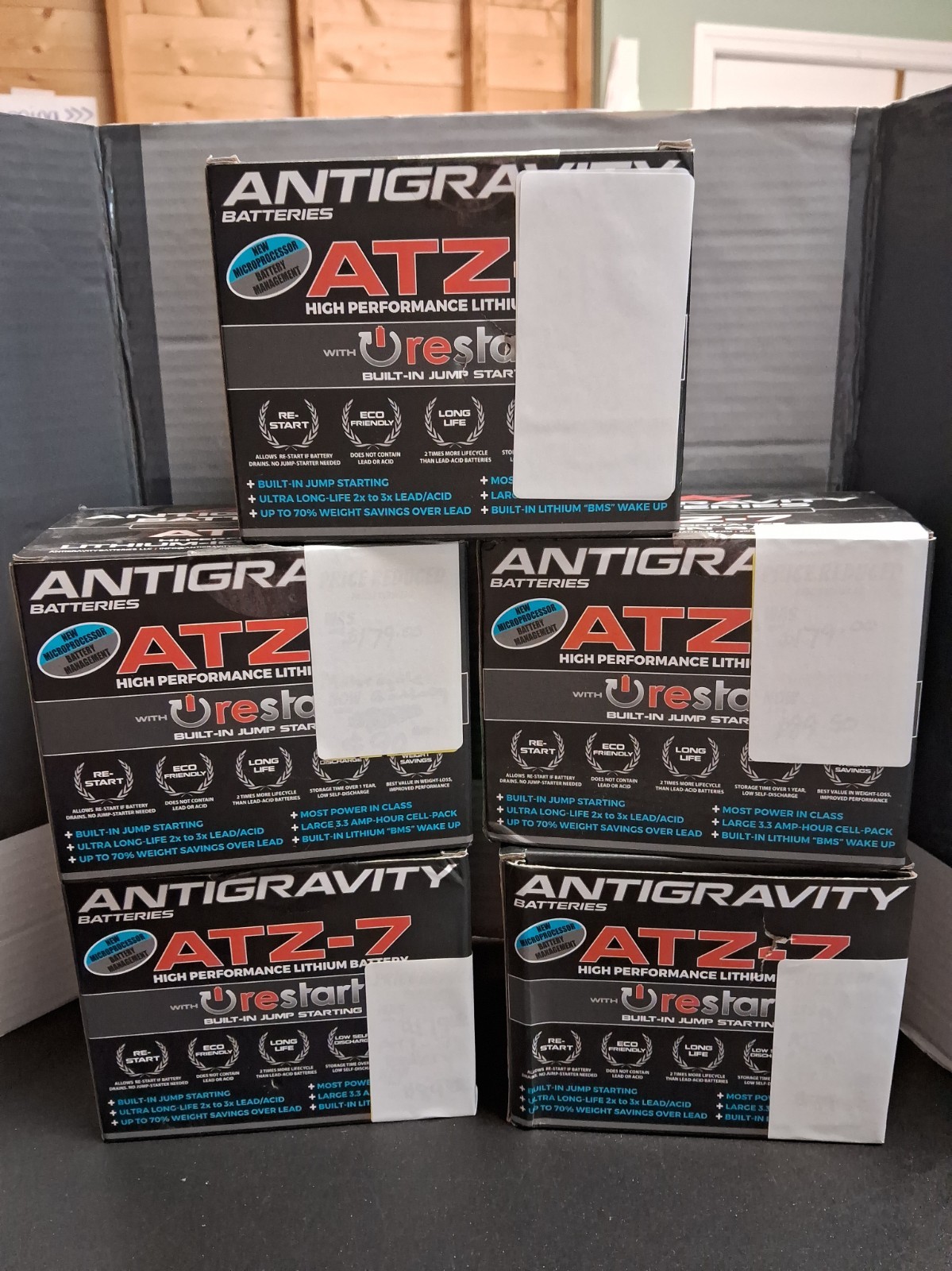 Antigravity Batteries - AG-ATZ7-RS - RE-START Lithium-Ion Battery, YTZ7 Case...