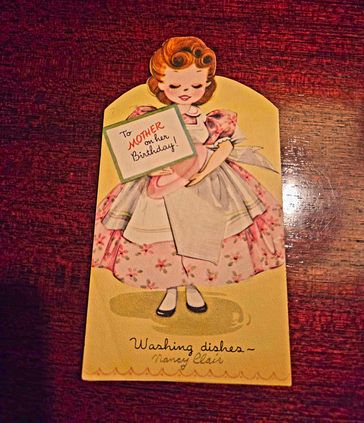 Vintage Fold-Out Birthday Greeting Card – \ Vintage Fold-Out Birthday Greeting Card – \