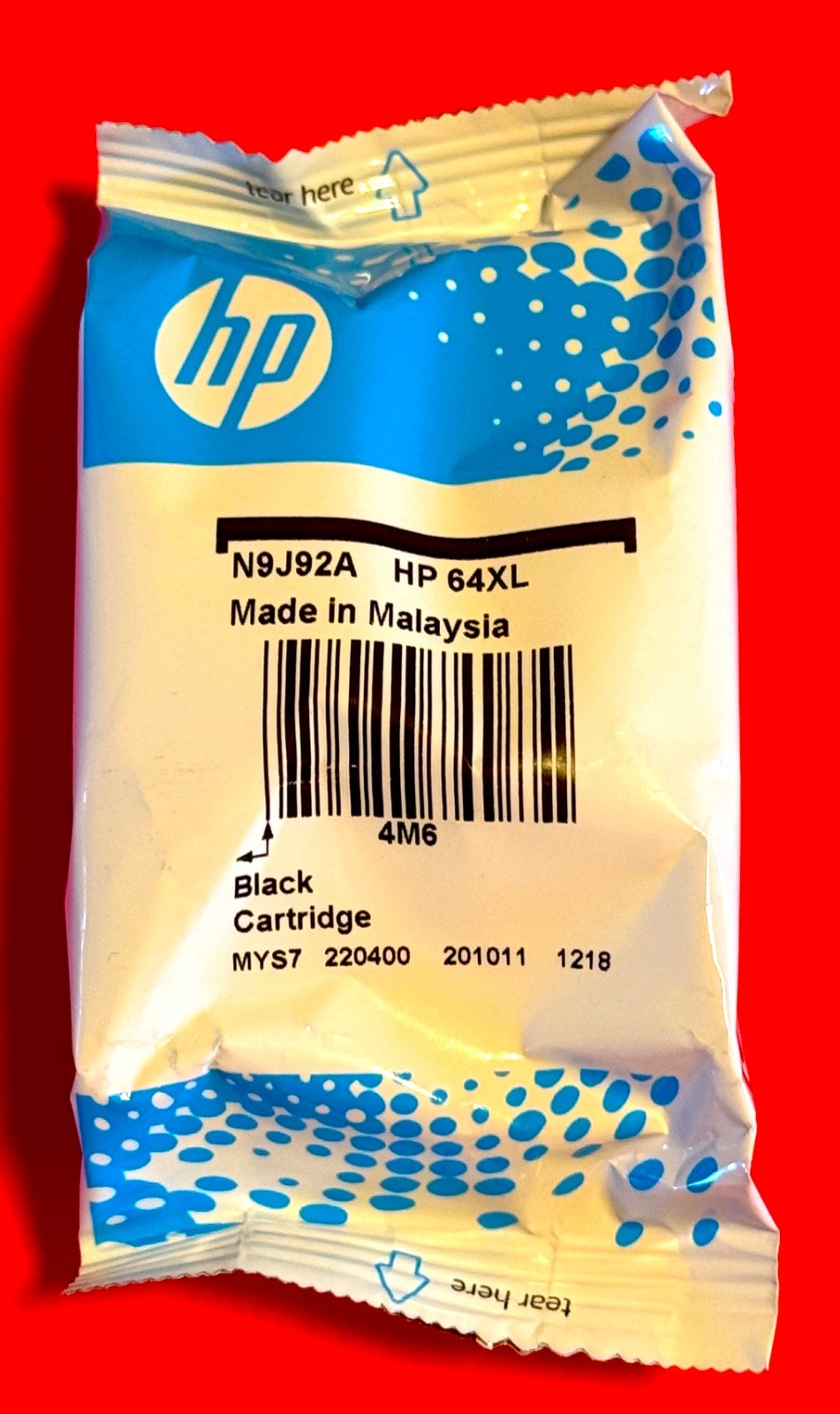 New Open Box Genuine HP 64XL 2 Pack High Yield Black & Tri-Color Ink 2020