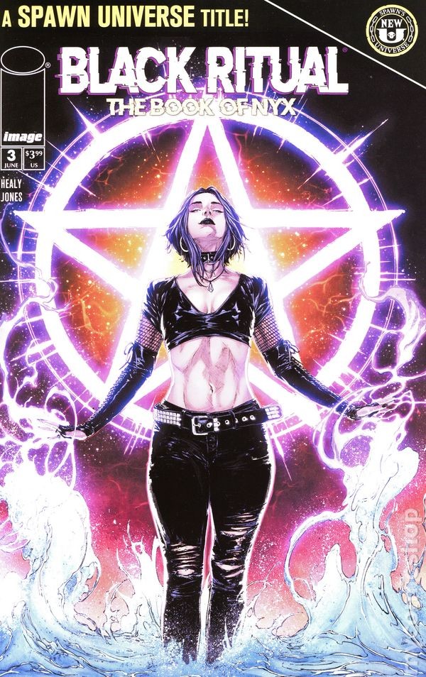 Black Ritual the Book of Nyx #3B NM 2025 Stock Image