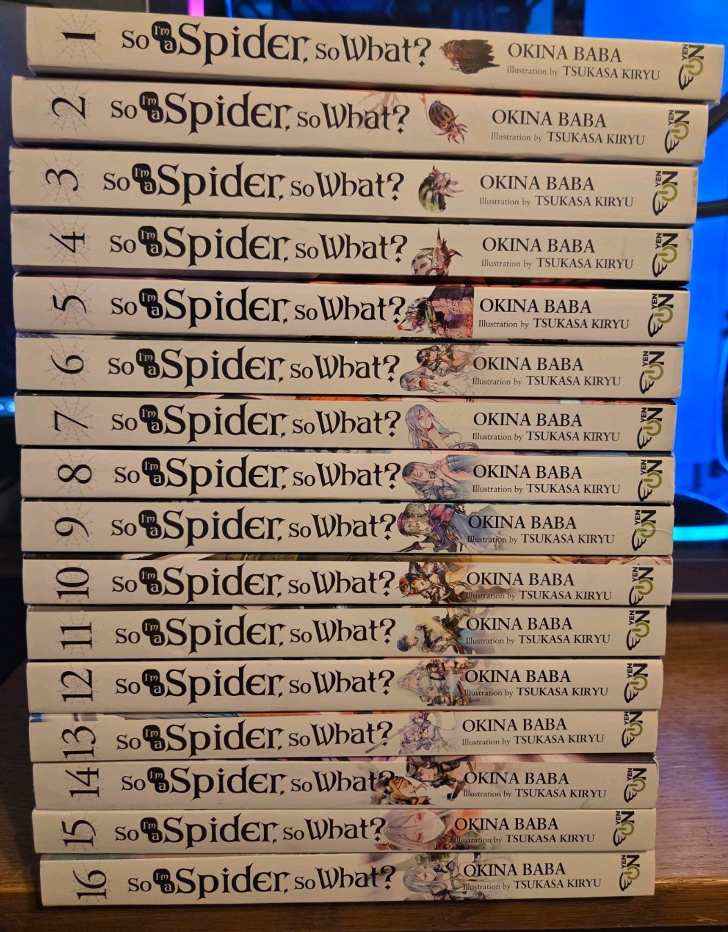SO I\'M A SPIDER, SO WHAT Vol. 1-16 Complete series English SO I\'M A SPIDER, SO WHAT Vol. 1-16 Complete series English