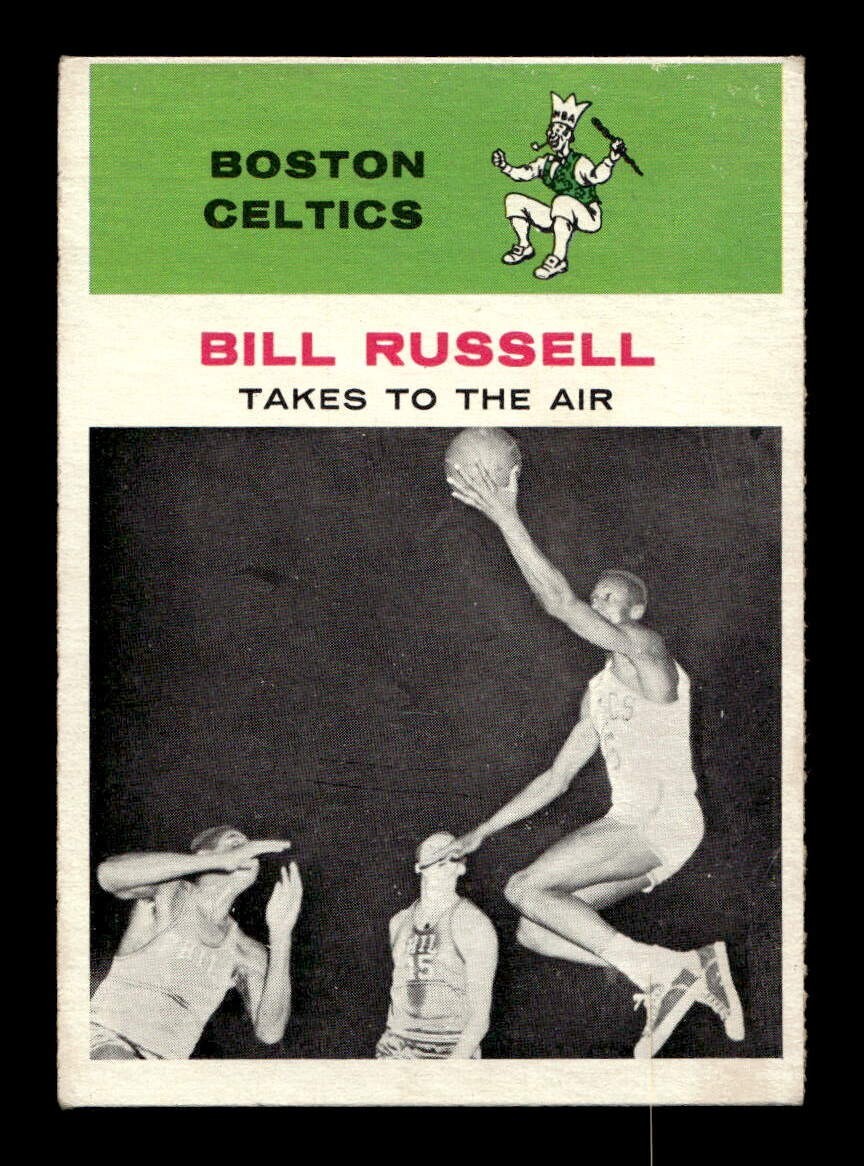 1961-62 Fleer #62 Bill Russell (HOF) VG-EX Basketball Card
