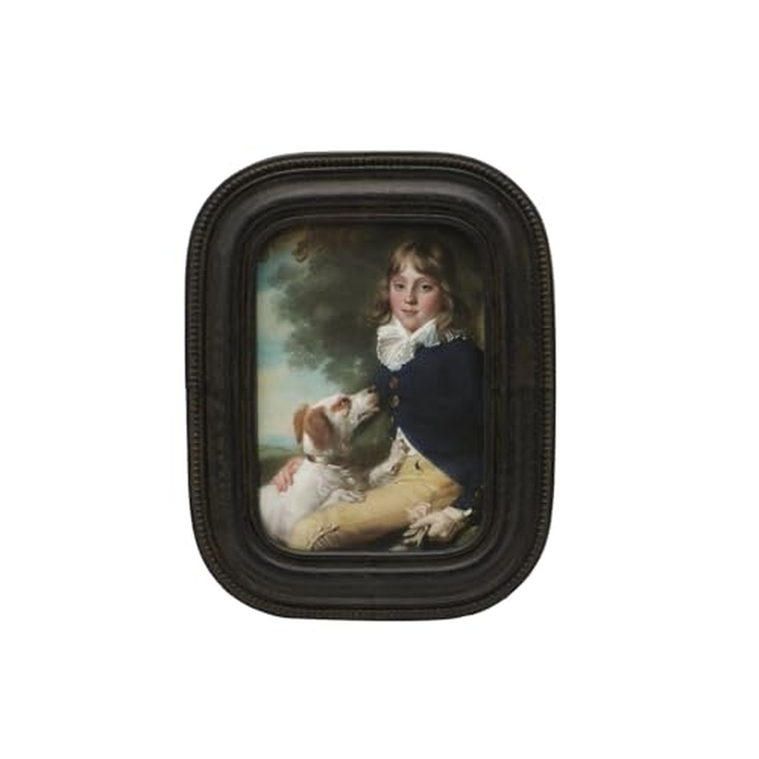 2.5x3.5 Small Vintage Picture Frame, Mini Antique Black Frame 2.5x3.5 Rectangle
