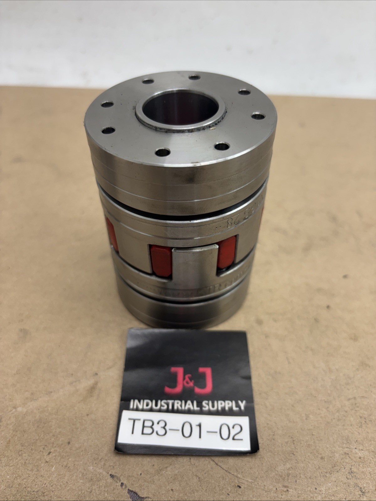 New KTR Rotex GS28 Coupling Flexible Clamping Ring Hub Jaw Red Fast Shipping.