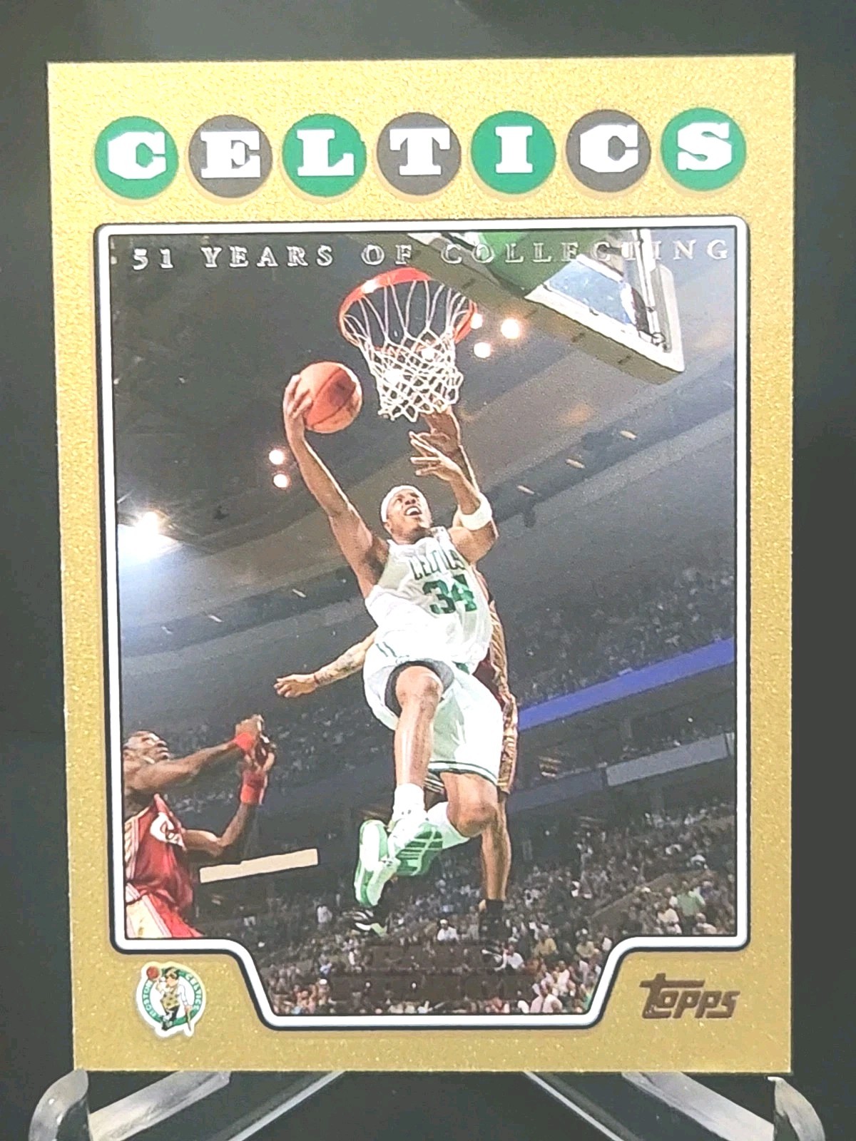 2008-09 Topps - Paul Pierce #34 Gold Border /2008 2008-09 Topps - Paul Pierce #34 Gold Border /2008