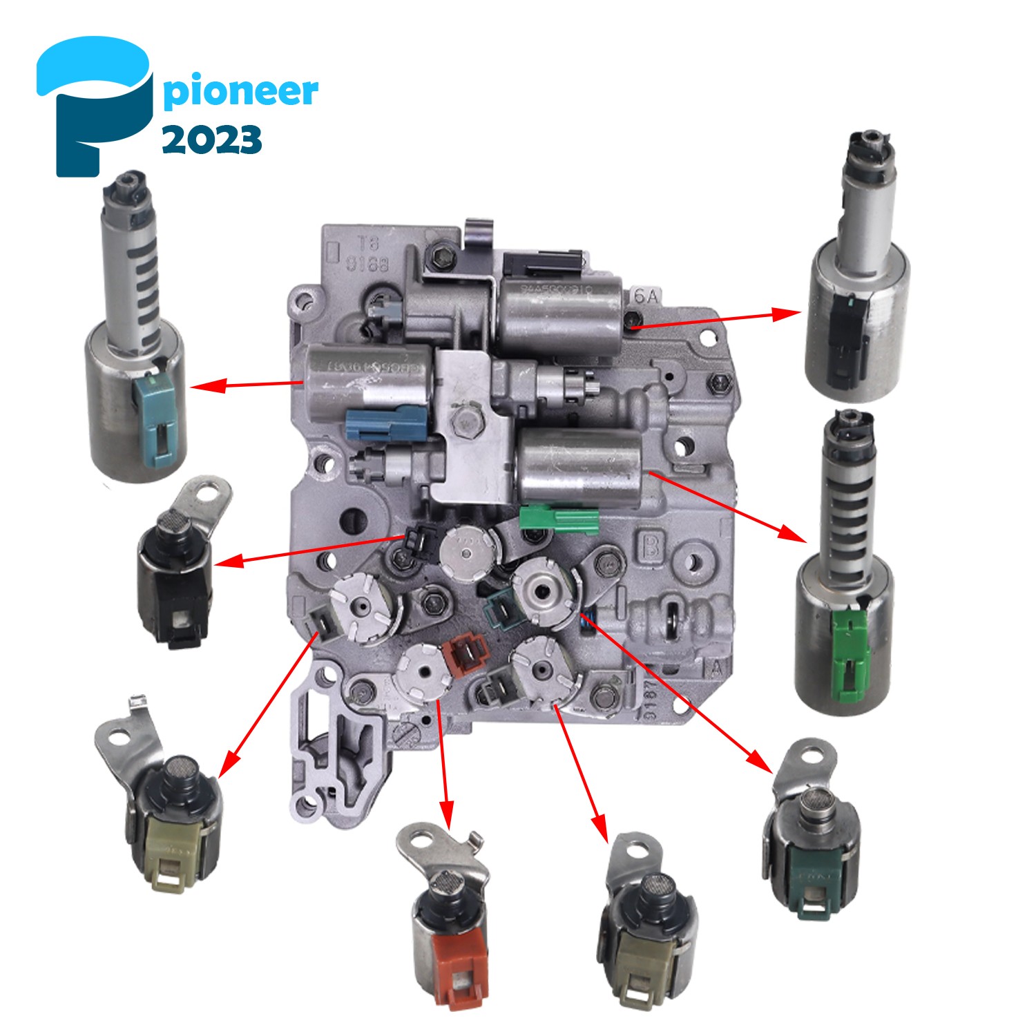 8pcs Transmission Solenoids Set For 2005-2012 Chevrolet Equinox AW55-51SN