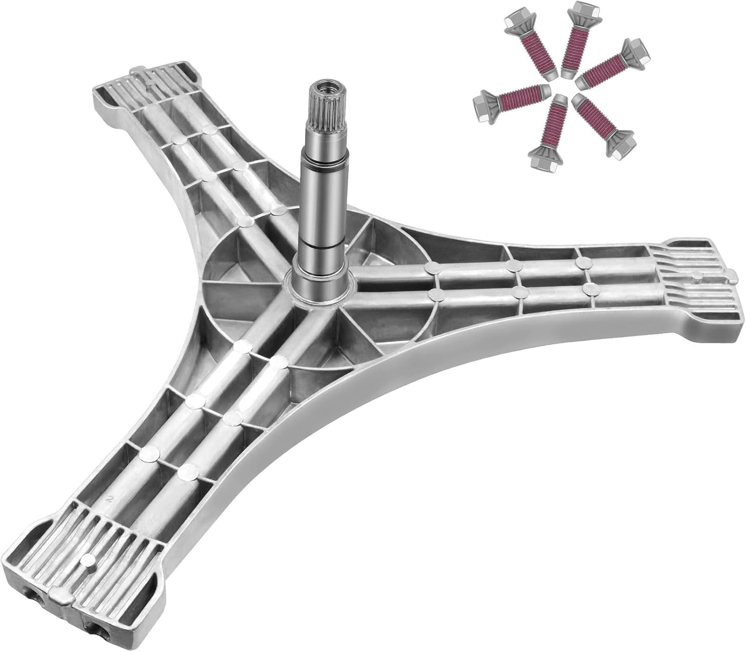 Assembly Flange Shaft Compatible with Samsung Washer DC97-15491A ( 6 Screws )