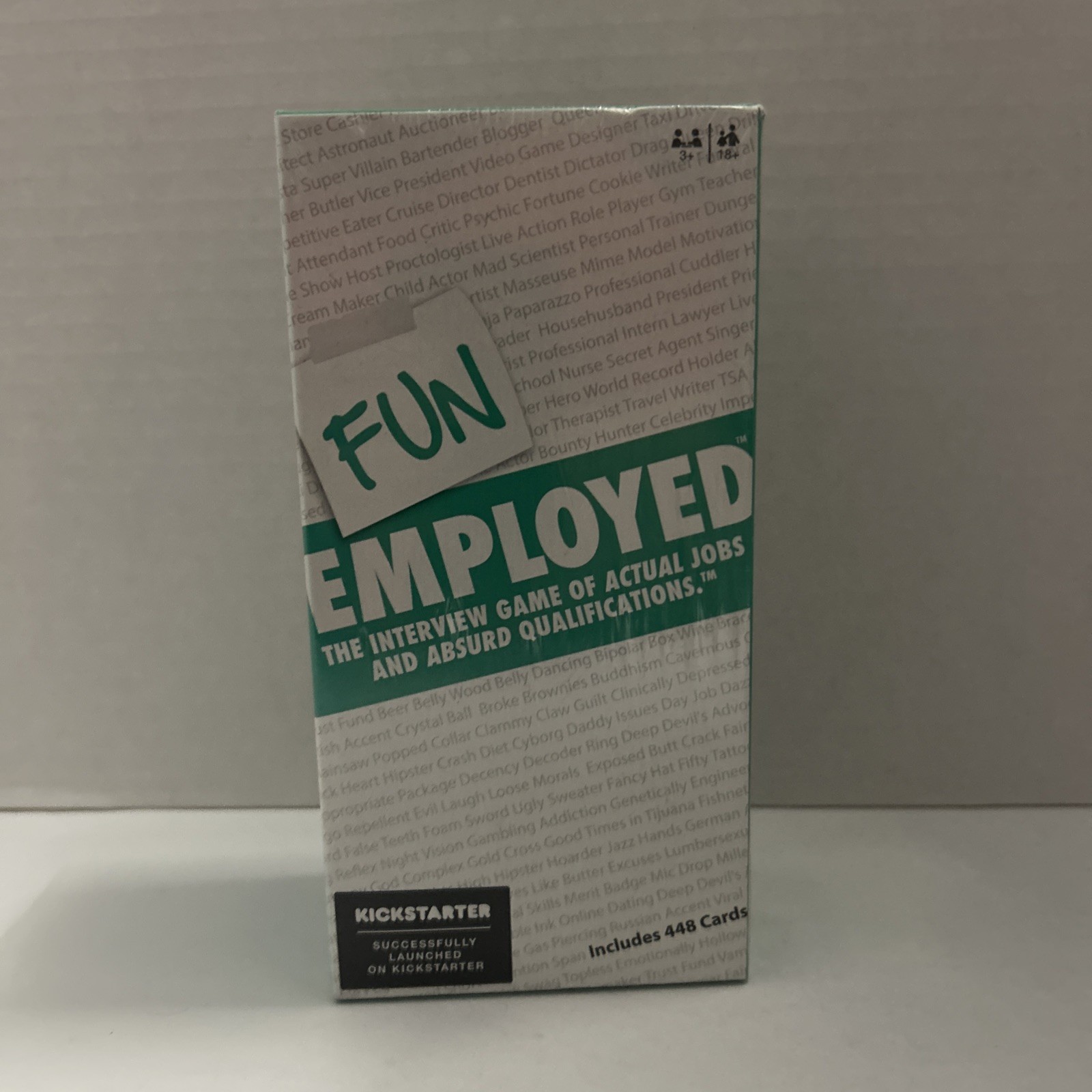 FUN EMPLOYED Interview Game of Actual Jobs Absurd Questions Kickstarter 2016 NEW