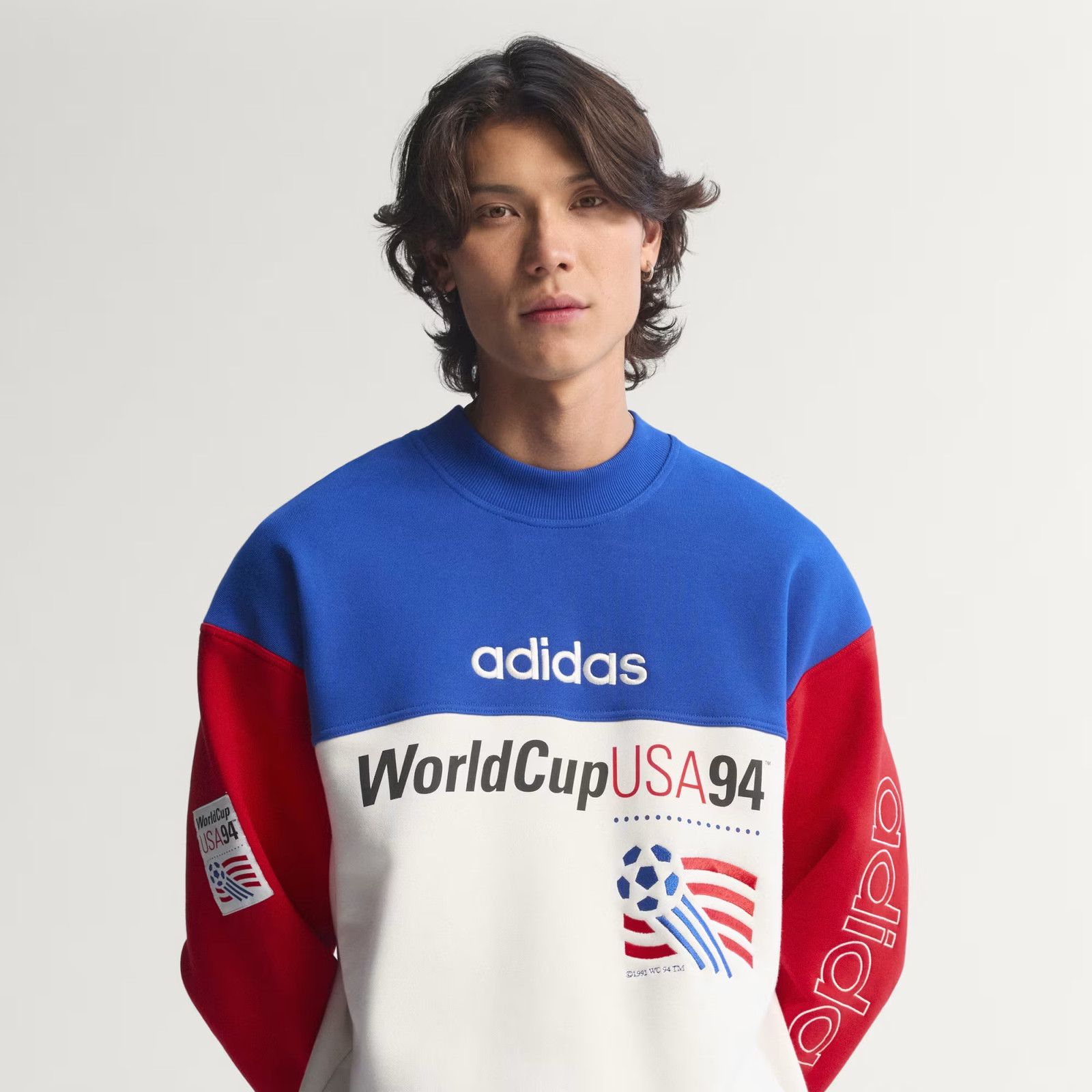 adidas Originals US '94 Graphic Sweatshirt KD1156 World Cup Soccer SZ L