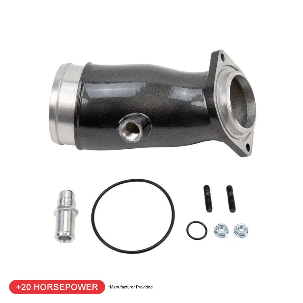 Wehrli WCF100775-GB Intake Horn High Flow for 17-24 Duramax L5P Gloss Black