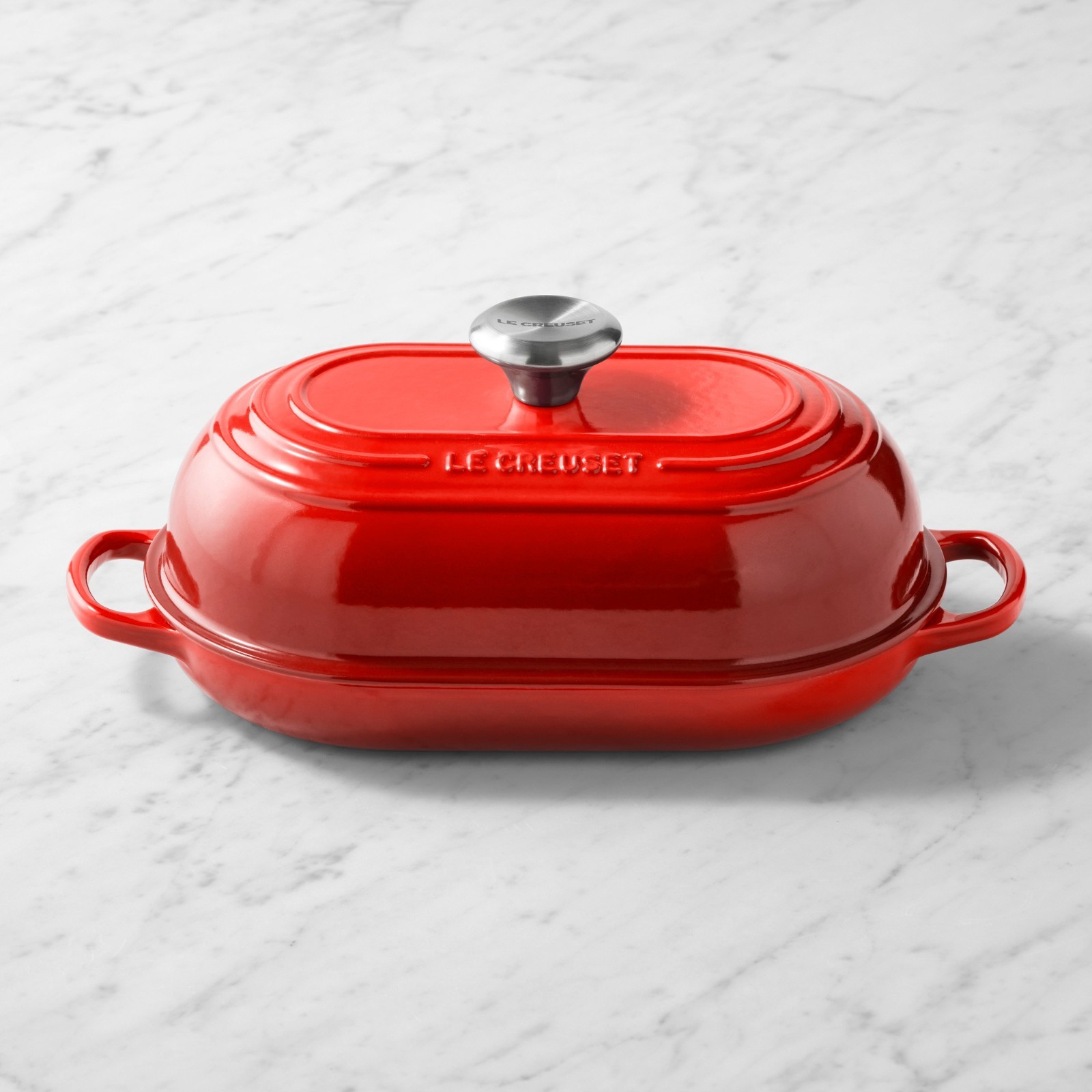 Le Creuset Signature Oval Bread Oven, Cerise red