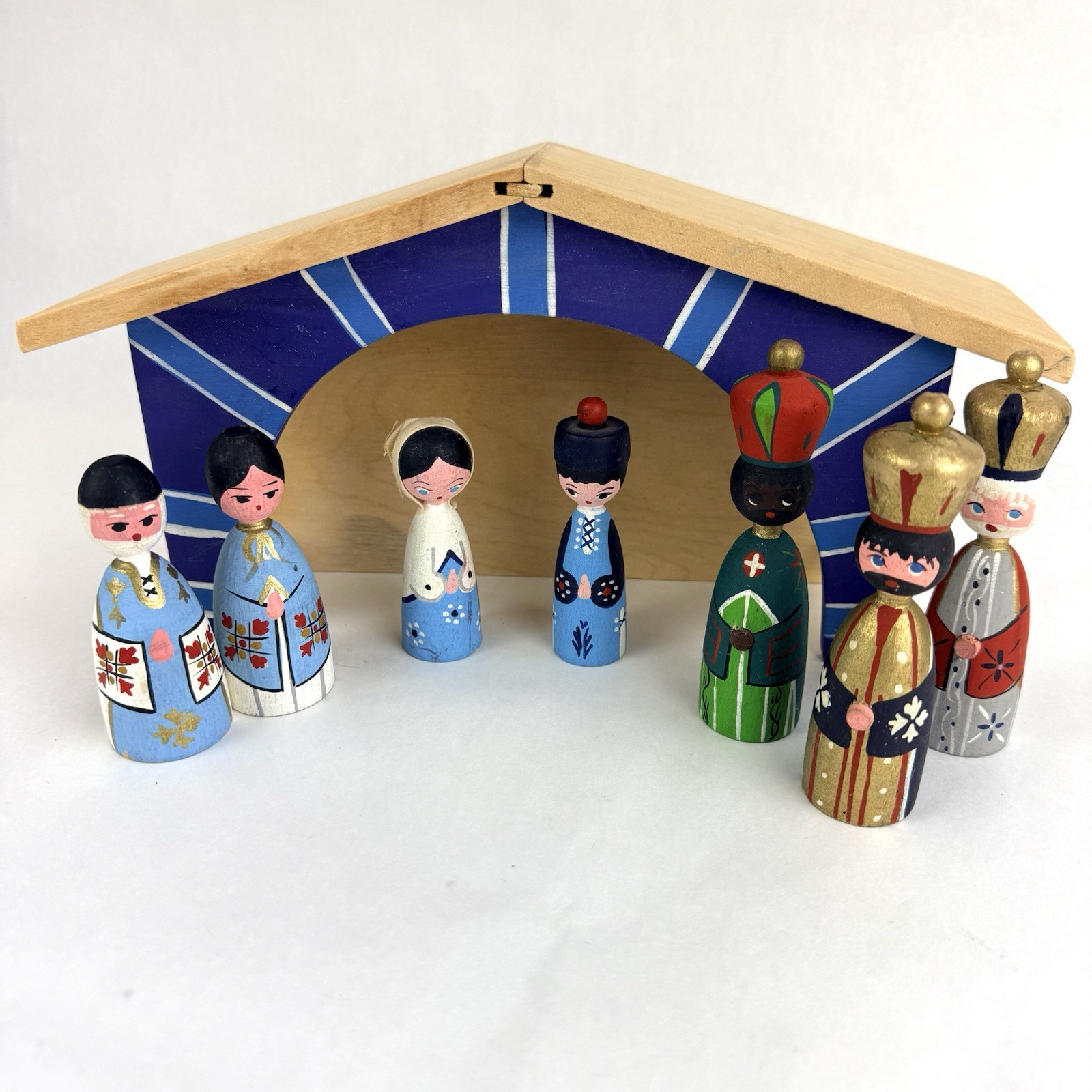 Vtg Danish Nativity Set Stable 60s Denmark Bogense Trackunst 8 Pc Wooden Read Vtg Danish Nativity Set Stable 60s Denmark Bogense Trackunst 8 Pc Wooden Read