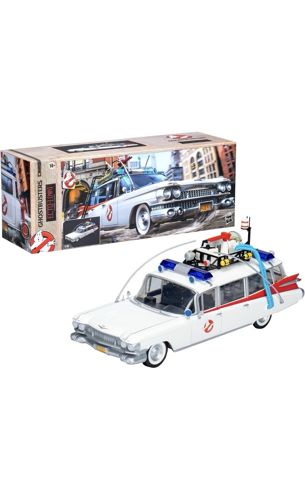 Ghostbusters Plasma Series Ecto-1 (1984), 1:18 Scale Toy Car - Open and/or box