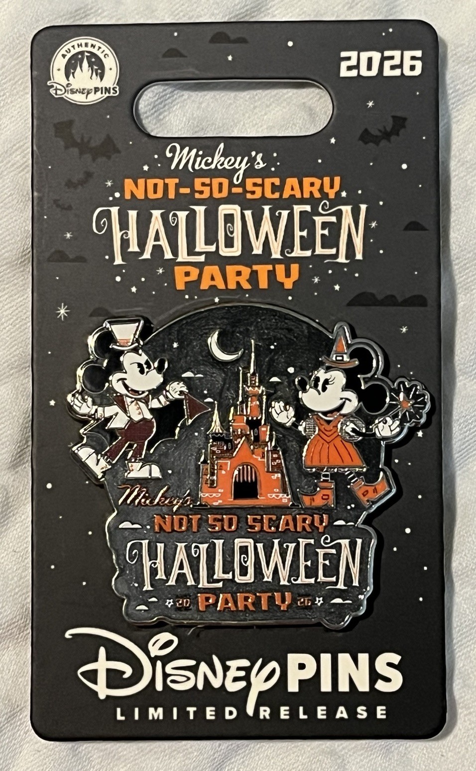 2026 Disney Mickey’s Not So Scary Halloween Party LR Mickey & Minnie Pin - NEW 2026 Disney Mickey’s Not So Scary Halloween Party LR Mickey & Minnie Pin - NEW