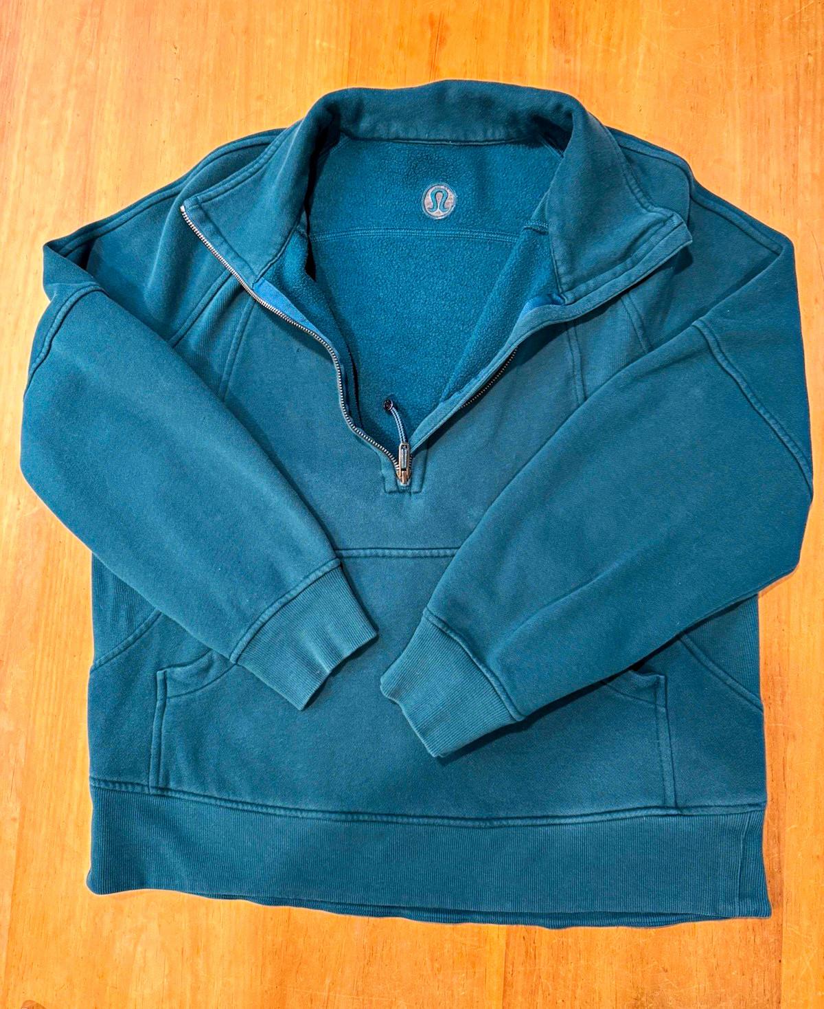 lululemon women’s Scuba Evolved Oversized Half-zip hoodie in Remixed Marine