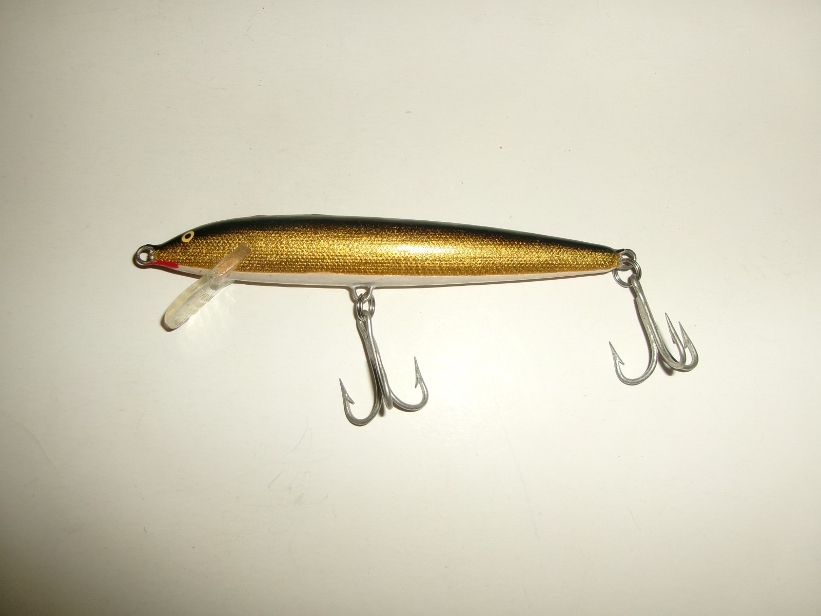 Vintage Rapala G Gold 13 Magnum Floating Finland Crankbait Lure - Used