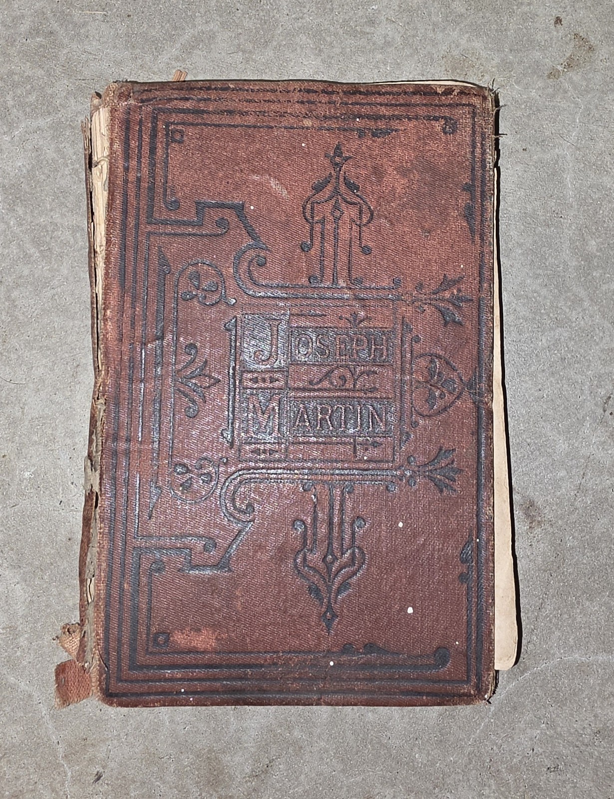 Antique Victorian Children\'s Book 1867 Joseph Martin Sharpsburg MD Rare